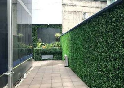 hiedra artificial patio
